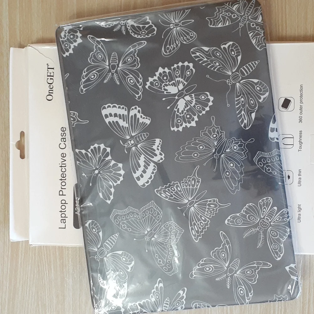 Laptop Protective Case butterflies print